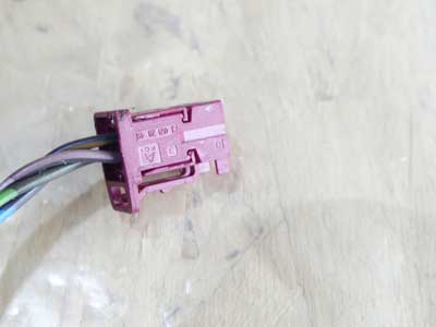 BMW 4 Pole 4 Wire Dark Magenta Connector Plug w/ Pigtail 69545084